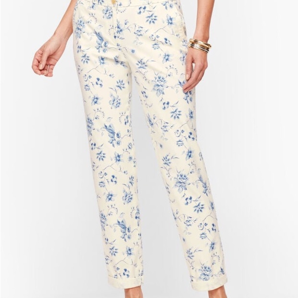 Talbots Women Relaxed Chino Toile Size 8 P